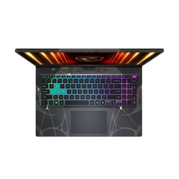 Лаптоп MSI Cyborg 15 B13WFKG, i7-13620H (10C/16T, up to 4.90GHz, 24 MB), GeForce RTX 5060 8GB GDDR7 572 AI TOPS, 15.6" FHD (1920x1080), 144Hz, IPS-Level, 16GB DDR5 5200MHz, 512GB PCIe Gen4x4 SSD, WiFi 6E, BT 5.3, 4 Zone RGB Kbd, NO OS, 55.2Whr, 2.1kg