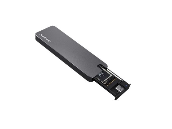 Кутия за твърд диск Natec External SSD Enclosure Rhino M.2 NVME USB-C 3.1 GEN 2 Aluminium