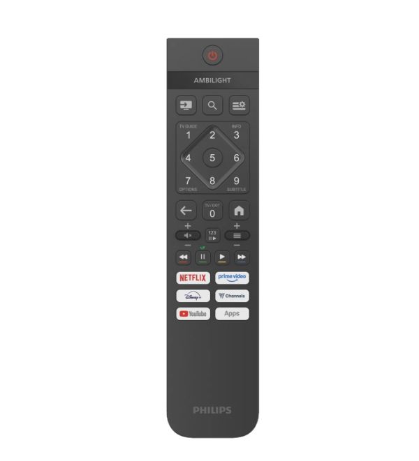 Телевизор Philips 40PQS6901/12, 40'' QLED, FHD (1920x1080), DVB-T/T2/T2-HD/C/S/S2, 60Hz, 3 sided Ambilight, Pixel Plus HD, WCG 90% DCI, HDR10, HLG, Titan 3.0 OS , 3*HDMI, 2*USB, WiFi 4, 12W RMS, Black