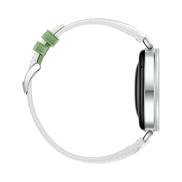 Часовник Huawei Watch GT 7  Konsu-B39LG White and Green Composite Leather + Huawei Freebuds SE 4 ANC, White