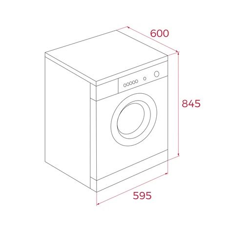 Сушилня с термопомпа Teka SHK 70840 WH, 8 кг, 14 програми, SoftCare барабан, сензор за влажност, бяла