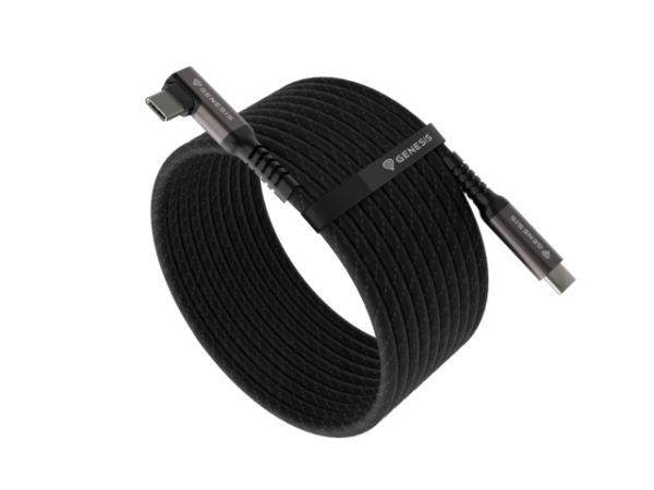 Кабел Genesis Cable USB-C M/M 3.1 GEN 2, 10GB/S PD60W VR, 5m, Black