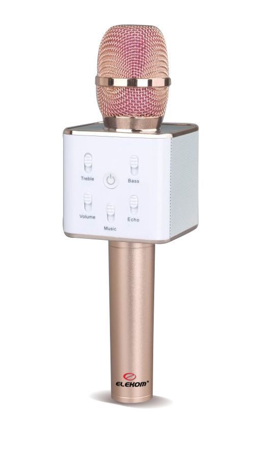 Караоке микрофон Elekom EK-Q7, 2x3W, батерия 1200 mAh