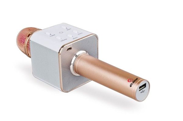 Караоке микрофон Elekom EK-Q7, 2x3W, батерия 1200 mAh