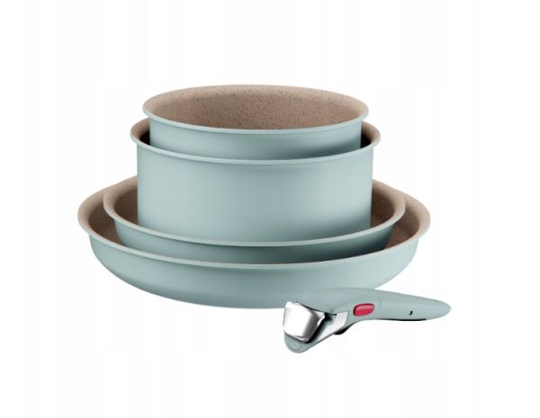 Комплект тигани и тенджери Tefal L8049502 Set 5Pcs Ing6 Harmony Eucal Fr