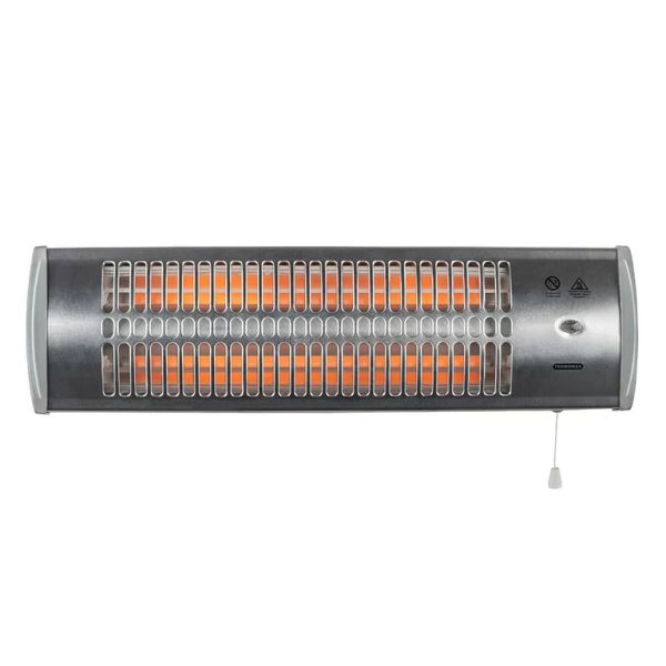 Печка кварцова Termomax TR12Q, 1200W, стенна, 2 тръби