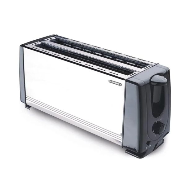 Тостер за 4 филии Termomax TX401S, 1200W, метален