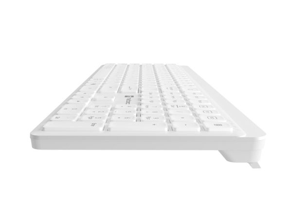 Клавиатура Natec Wireless Keyboard Tang US, BT+2.4GHz, Silent, Slim, White