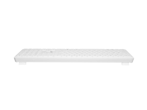 Клавиатура Natec Wireless Keyboard Tang US, BT+2.4GHz, Silent, Slim, White