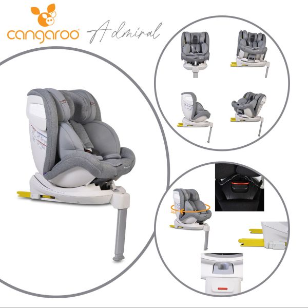 СТОЛ ЗА КОЛА С ISOFIX СИСТЕМА ADMIRAL