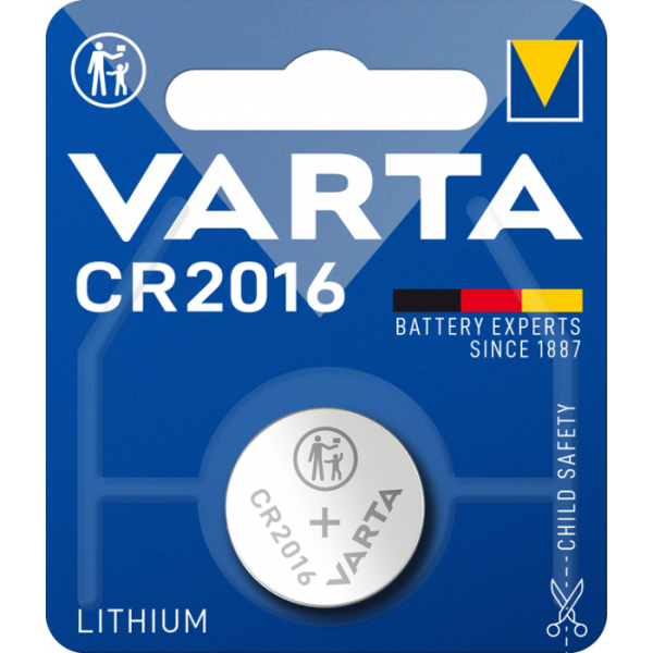 БАТЕРИЯ VARTA CR-2016 1бр. *34529