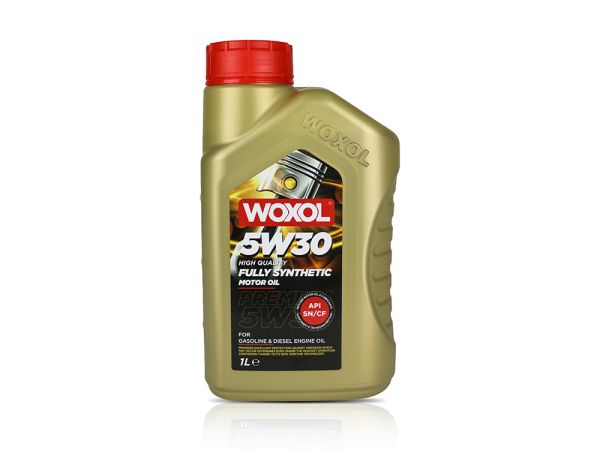 Двигателно масло WOXOL 5W30 SN/CF (1L), пълна синтетика