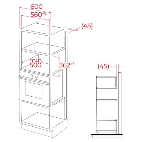 Микровълнова фурна за вграждане TEKA MWE 225 FI – 20 литра, грил, 8 програми, иноксова рамка