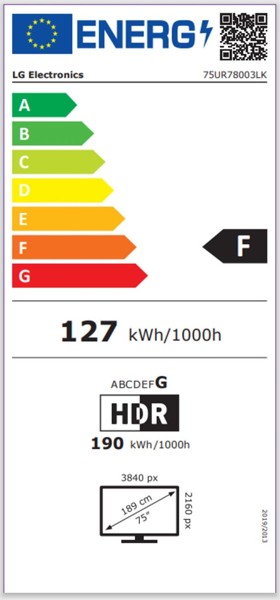 Телевизор LG 75UR78003LK – 75" (190 см), UHD 4K, LED, Smart TV, webOS