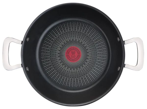 Дълбок тиган Tefal Unlimited G2557172 – 26 см, две дръжки, Titanium Anti-Scratch, Индукция
