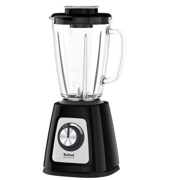 Блендер Tefal BL438831 Blendforce 2 Glass – 800W, стъклена кана 1.75L, Powelix остриета, мелачка + чопър