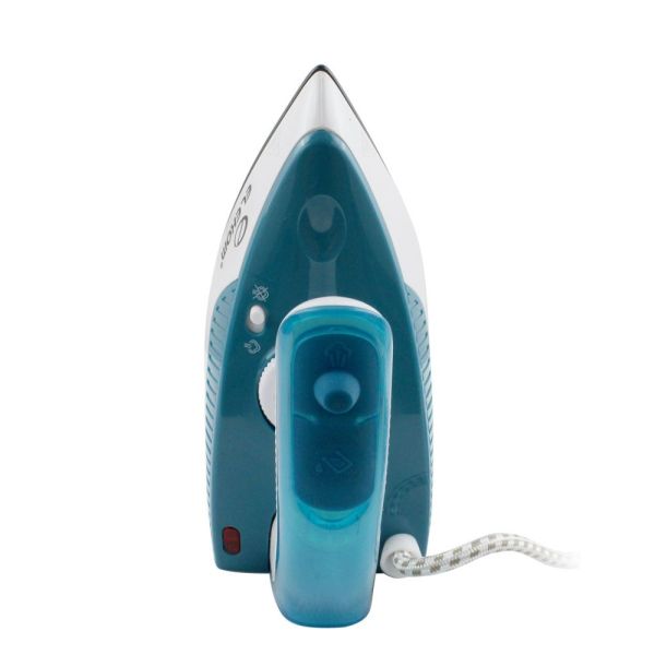 Туристическа ютия ЕК-388T – компактна парна ютия 1000 W със сгъваема дръжка и отделящ се контейнер