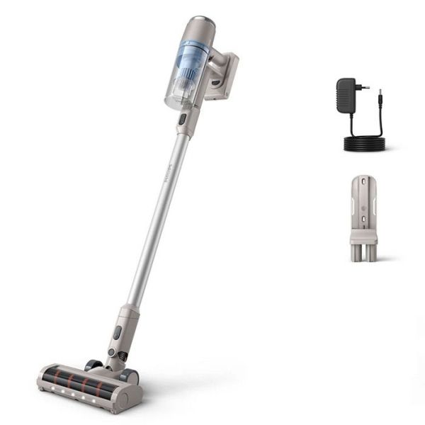 Акумулаторна прахосмукачка Philips XC2011/01 2000 Series – без кабел, PowerCyclone 7, до 40 мин работа, LED дюза