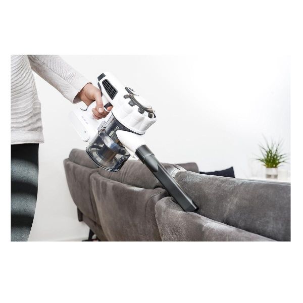 Акумулаторна прахосмукачка 2 в 1 FIRST FA-5541-4 GR – без кабел, 22.2 V Li-ion, LED четка, циклонна филтрация