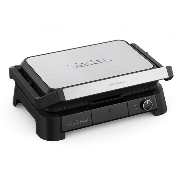 Контактен грил Tefal SuperGrill 3in1 XL – електрическа скара 3 в 1 с BBQ и фурна, 2300 W, голяма площ за готвене