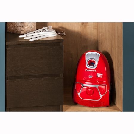 Прахосмукачка Rowenta RO3953EA, Compact Power parquet ACAA, 75db, H+ bag, SPA upgrade suction head, TTM + XL with brush, parquet + crevice tool 2 in 1 + upholstery nozzle, color red