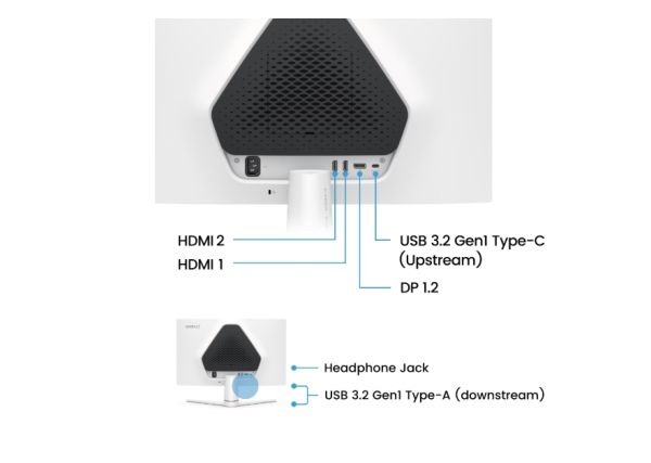 Монитор BenQ EX251, 25” FHD BenQ 220Hz MOBIUZ Gaming Monitor, EX251 WHITE