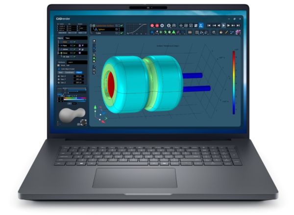 Лаптоп Dell Pro Max 18 Plus MB18250, Intel Ultra 7 265HX, vPro (13TOPS NPU, 20 cores, up to 5.30 GHz), 18" QHD+ (2560x1600) 500 nits, 32GB: 2x16GB 6400 MTs DDR5, 512GB SSD, NVIDIA RTX PRO 1000 8GB GDDR7, FHD RGB Cam and Mic, Wi-Fi 7, FPR, Backlit Kb, Win1