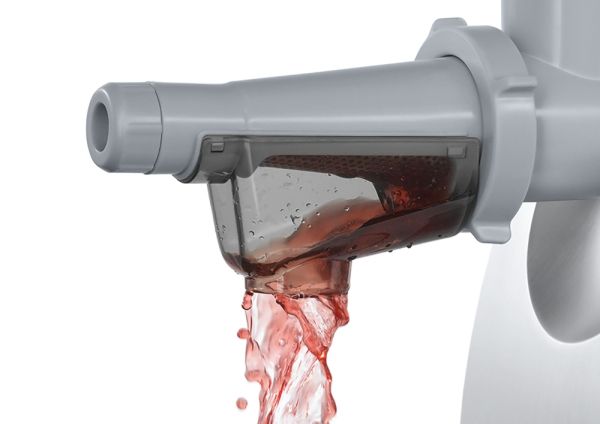 Месомелачка Bosch MFW67450, Meat mincer, ProPower 2000W, 3,5 kg/min, nr. 8, 3 sieves, kebbe attachment, juice extractor, reverse function, fruit press