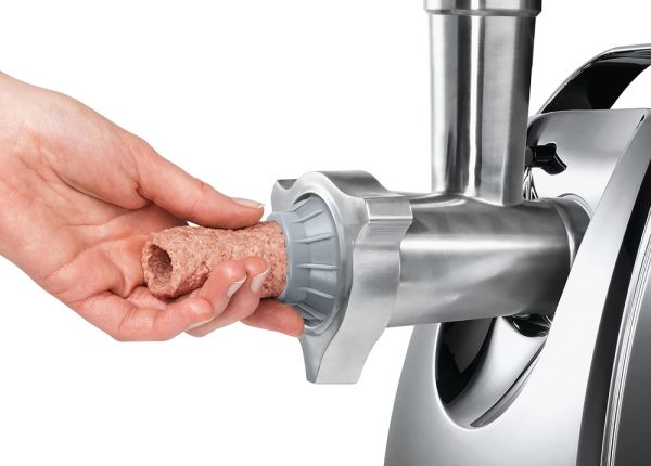 Месомелачка Bosch MFW67450, Meat mincer, ProPower 2000W, 3,5 kg/min, nr. 8, 3 sieves, kebbe attachment, juice extractor, reverse function, fruit press