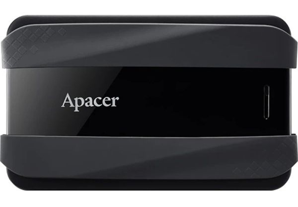 Твърд диск Apacer AC533, 5TB 2.5" SATA HDD USB 3.2 Portable Hard Drive Plastic / Rubber Jet black