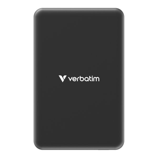 Външна батерия Verbatim Charge 'n' Go Essentials Power Bank Magnetic Wireless 10000mAh Black