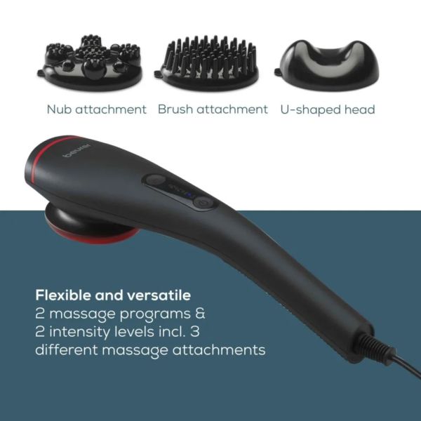 Масажор Beurer MG 24 Massager with heat function; Soothing and relaxing vibration massage;3 massage attachments;2 intensity levels;2 pre-set programs
