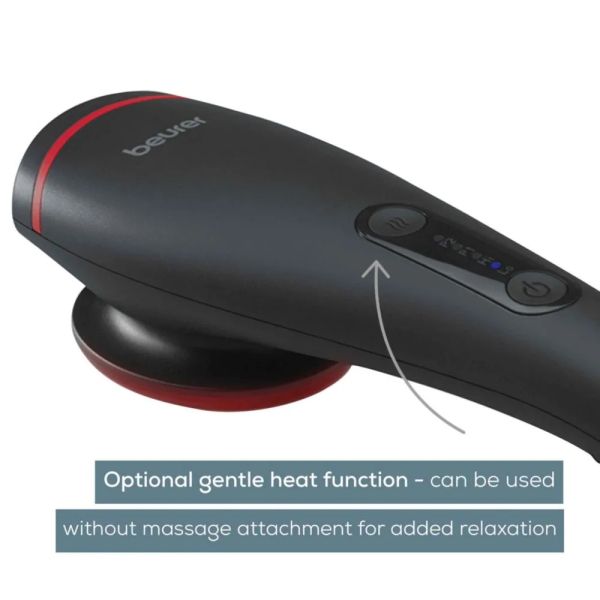 Масажор Beurer MG 24 Massager with heat function; Soothing and relaxing vibration massage;3 massage attachments;2 intensity levels;2 pre-set programs