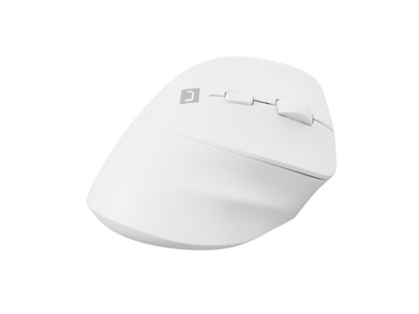 Мишка Natec Vertical Mouse Crake 2 Wireless, 2400DPI Bluetooth 5.2 + 2.4 GHz White