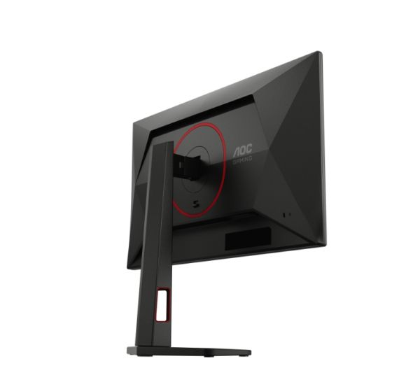Монитор AOC Q25G4SR, 24.5" IPS WLED, 2560x1440@300Hz, 1ms GtG, 0.3ms MPRT, 400cd m/2, 1000:1, 80M:1, Adaptive Sync, FlickerFree, Low Blue Light, 2Wx2, Tilt, Height Adjust, Pivot, Swivel, 2xHDMI, DP