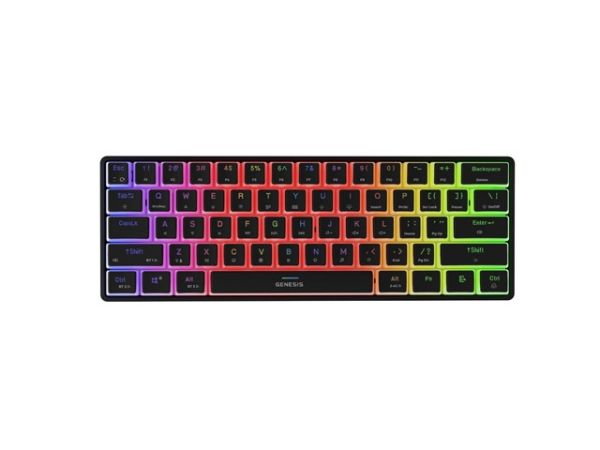 Клавиатура Genesis Mechanical Gaming Keyboard Thor 660 G2 Wireless RGB Backlight BLACK GATERON BROWN