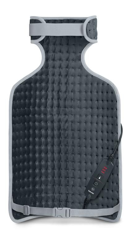 Термоподложка Beurer HK 64 Back & neck heat pad; Soft, cosy material; Automatic switch-off; BSS; Machine-washable at 30°C; Fast heating; 3 Illuminated temperature settings