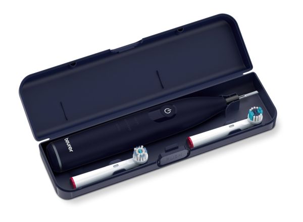 Електрическа четка за зъби Beurer TB 50 Electric toothbrush; Integr. pressure sensor; 3 cleaning programs; 45 days Battery life; 2-min timer; Oscillating, pulsating, brushing technology; Incl. charger, USB cable with adapter, storage box & CBH; black
