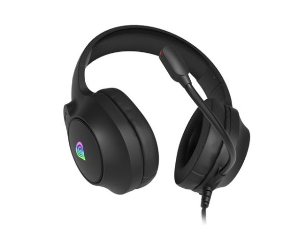 Слушалки Genesis Headset Neon 213 With Microphone RGB Illumination Black