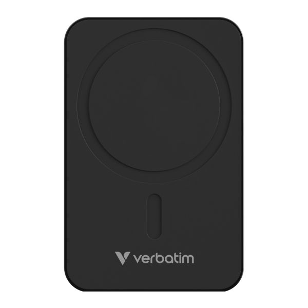 Външна батерия Verbatim Charge 'n' Go Essentials Power Bank Magnetic Wireless 20000mAh Black
