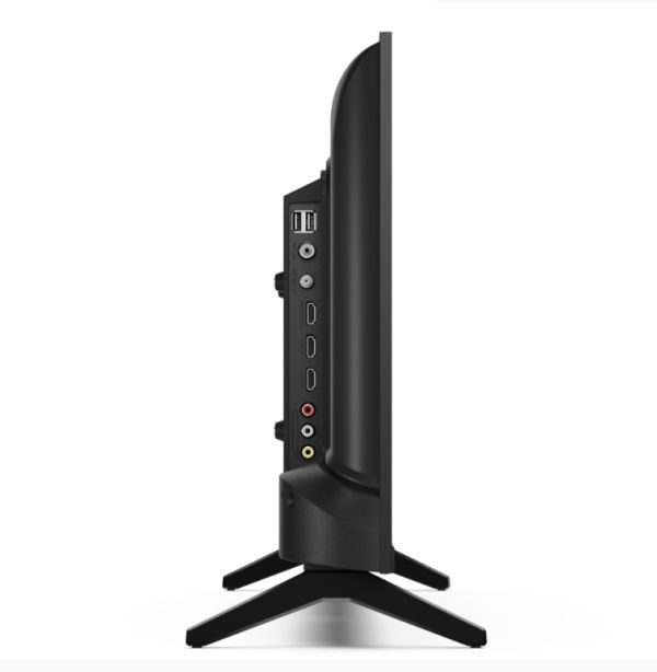 Телевизор Sharp 24HA1205E, 24" LED HD 1366x768 Frameless, 100 000:1, DVB-T/T2/C/S/S2, Active Motion 100, Speaker 2x3W, Dolby Digital, CI+, 3xHDMI (ARC/CEC), 2xUSB, LAN, Video/Audio input (3 x RCA), Hotel Mode, E, 2 pole Stand