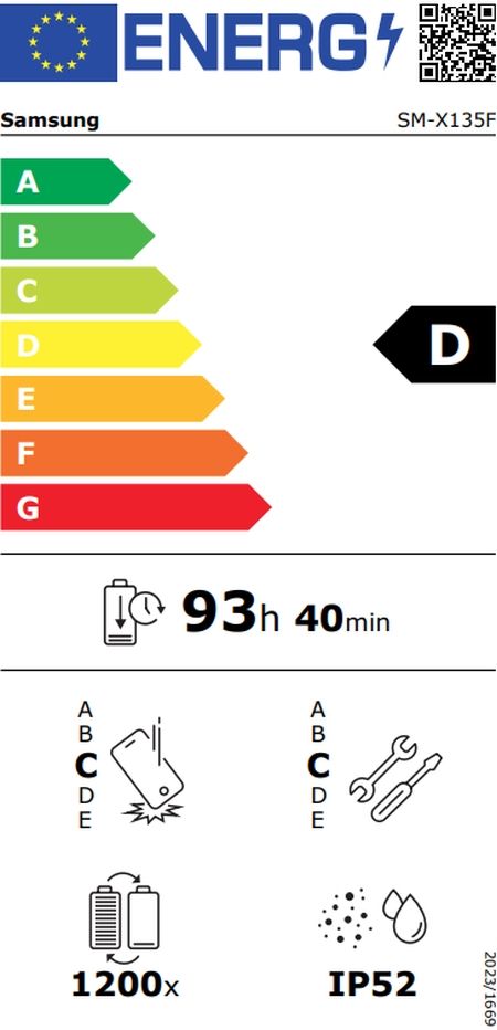 Таблет Samsung SM-135 Galaxy Tab A11 LTE  8.7" 64GB Gray