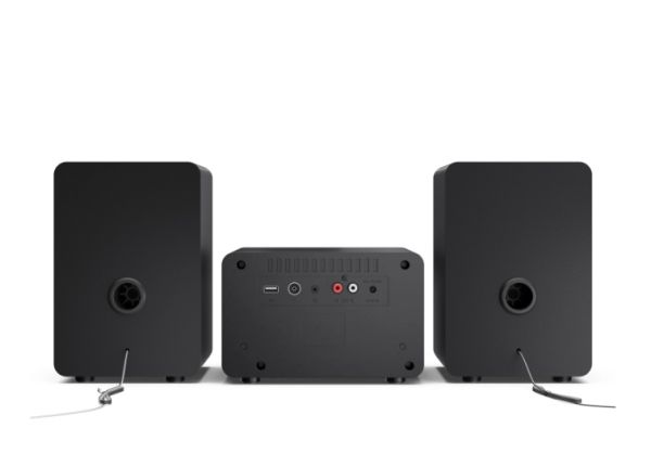 Аудио система Sharp Audio Systems XL-B514(BK), HI-FI MICRO SYSTEM, 40W (peak), FM radio with RDS,  Bluetooth v5.0, CD player, USB MP3 playback, 3.5mm Headphone jack / line-out, wooden speaker, Black