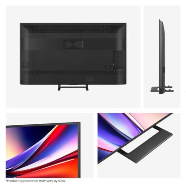 Телевизор Hisense 55"A7Q, 4K Ultra HD 3840x2160, Quantum Dot, Light Sensor,HDR 10+, HLG, Dolby Vision, Dolby Atmos, Smart TV, Voice Control,2x10 W + 20 W ,WiFi 5GHz, WiFi Direct, BT, Anyview Cast, 3xHDMI, 2xUSB, LAN, DVB-T2/C/S2, Black