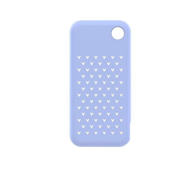 Твърд диск Verbatim Pocket SSD USB 3.2 Gen 2 1TB White/Light Blue incl. two rubber sleeves