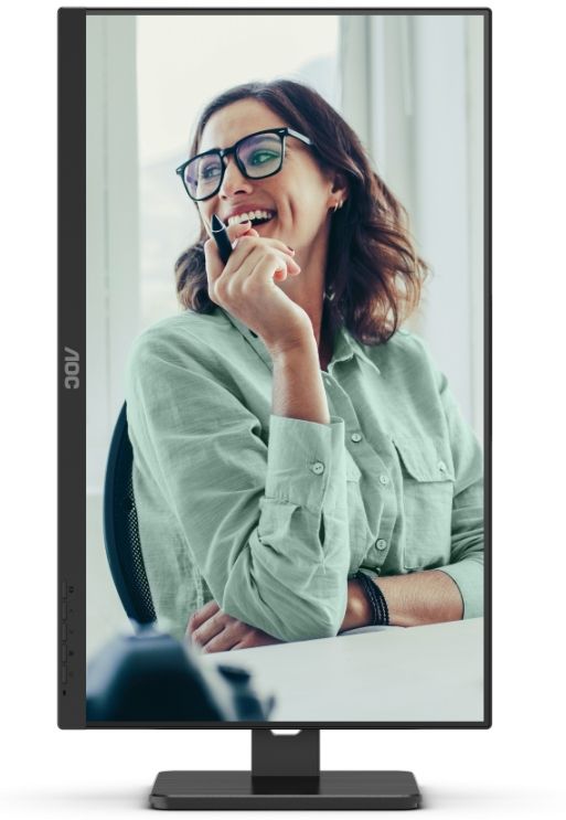 Монитор AOC 24P3CV, 23.8" IPS WLED, 1920x1080@75Hz, 4ms GtG, 300cd m/2, 1000:1, 50M:1 DCR, Adaptive Sync, FlickerFree, Low Blue Light, 2Wx2, Tilt, Height Adjust, Pivot, Swivel, HDMI, DP, USB hub