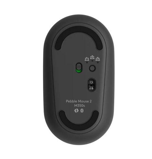 Мишка Logitech Pebble Mouse 2 M350s - TONAL GRAPHITE - BT - N/A - EMEA-808 - DONGLELESS