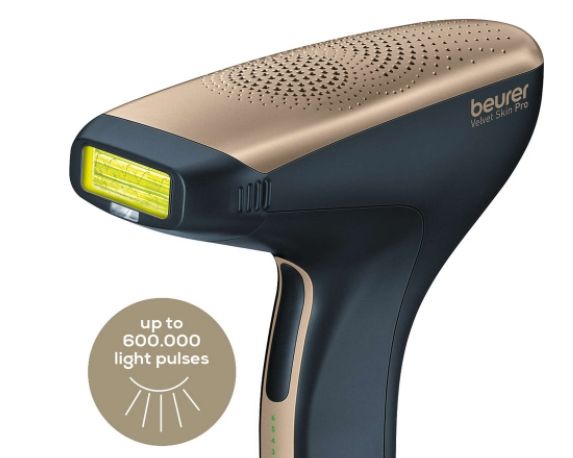 Фотоепилатор Beurer IPL 8800 Velvet Skin Pro Hair-remover, battery powered, Auto flash, 4.5 cm2, 1 attachment 2 cm2, 600 000 pulses, safe skin sensor, UV filter, 6 energy levels, black