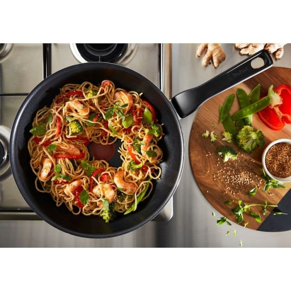 Тиган Tefal C3841953 Wok28 Opium Pe Xl Intense Black