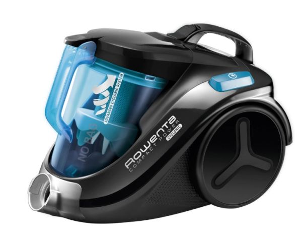 Прахосмукачка Rowenta RO3731EA, Compact Power (black/blue) - 750W, ACAA, upholstery nozzle